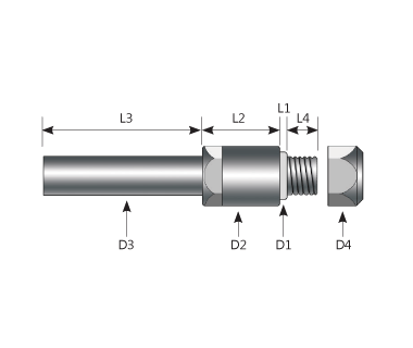 SAS-N1970-1970: Arbor, Saw SP           Ø5.0 x 3.0mm Hub, Ø5.0 Shank, Ø7.0 Flange