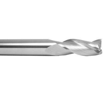 TE-107-3-2: 2mm  3FL Carbide E/M, 10mm OAL, 2mm Shank, 38mm OAL