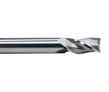 TE-1621-1.0: 1mm 3 Fl Carbide, Variable Helix & Pitch End Mill, 2mm LOC, 6mm Shank, 51mm OAL