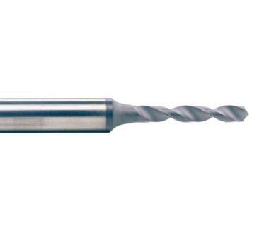 TD-300-1.90: 1.9mm 2FL Carbide Drill for Composites, 10mm LOC, 3mm Shank, 38mm OAL