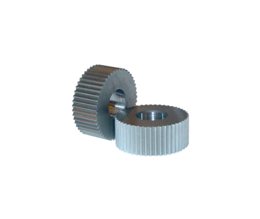 KDS-MRS0-0.8HS: Knurl Die MR-Metric Straight Form w/ .8 Pitch 20mm x 6mm x 6mm wide, HSS