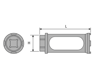 EZR08-TQN: EZR 08 Torque Nut (extended wrench adaptor)