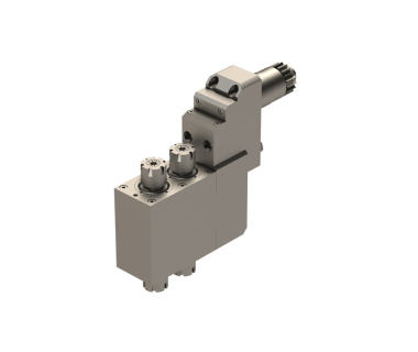 CIT-BSE-3207-III: A32VII Z-Axis, 2-Pos Dbl End Live Tool ER16, I/O= 1/1, Geared, Rev.Req.