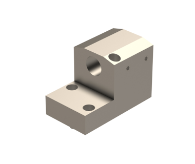 CIT-VDF201: Fixed ID Tool Block Single 750" bore, Bore Pos. 45mm From Turret