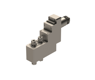 CIT-GSE3107-DE: 90° Driven Tool Holder with two double ended ER11 I/O= 1/1