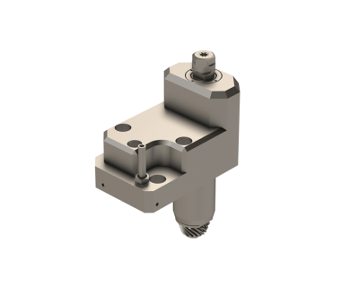 CIT-KSCDEC-L-10x3: 0° driven tool holder ER11 Outer coolant supply, I/O= 1/3.012, 6mm ext. spindle