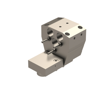 CIT-CDF901-IK: ID Tool Holder with (3) Pos. 1'' dia Bores For M32  Y-Axis, Thru Coolant-By Valves