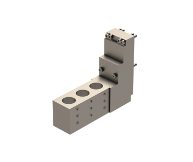 CIT-GDF1501-II: 3 position tool block, holds (3) 1" collet holders