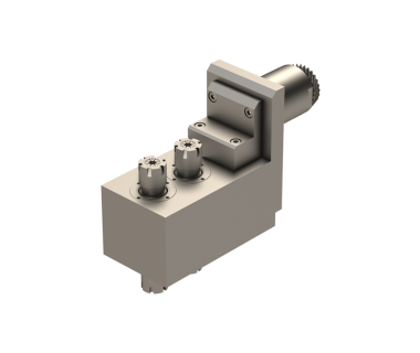 STA-SV32-TSE-010: 90° Face Drill/Mill, 2 Front ER16, 2 Back ER16, I/O= 1/1