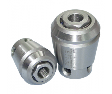 ET1-12100AL:         ER11 Special Long Tapping Collet for shank Ø1.0mm, w/Locking Screw In Front