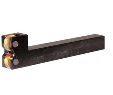 KHB-2EPR-500:  Compact Two Die Bump Knurl Holder 1/2'' shank, w/ 1.0''  Head Height, RH for EP